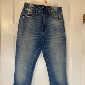 High waist denim jeans